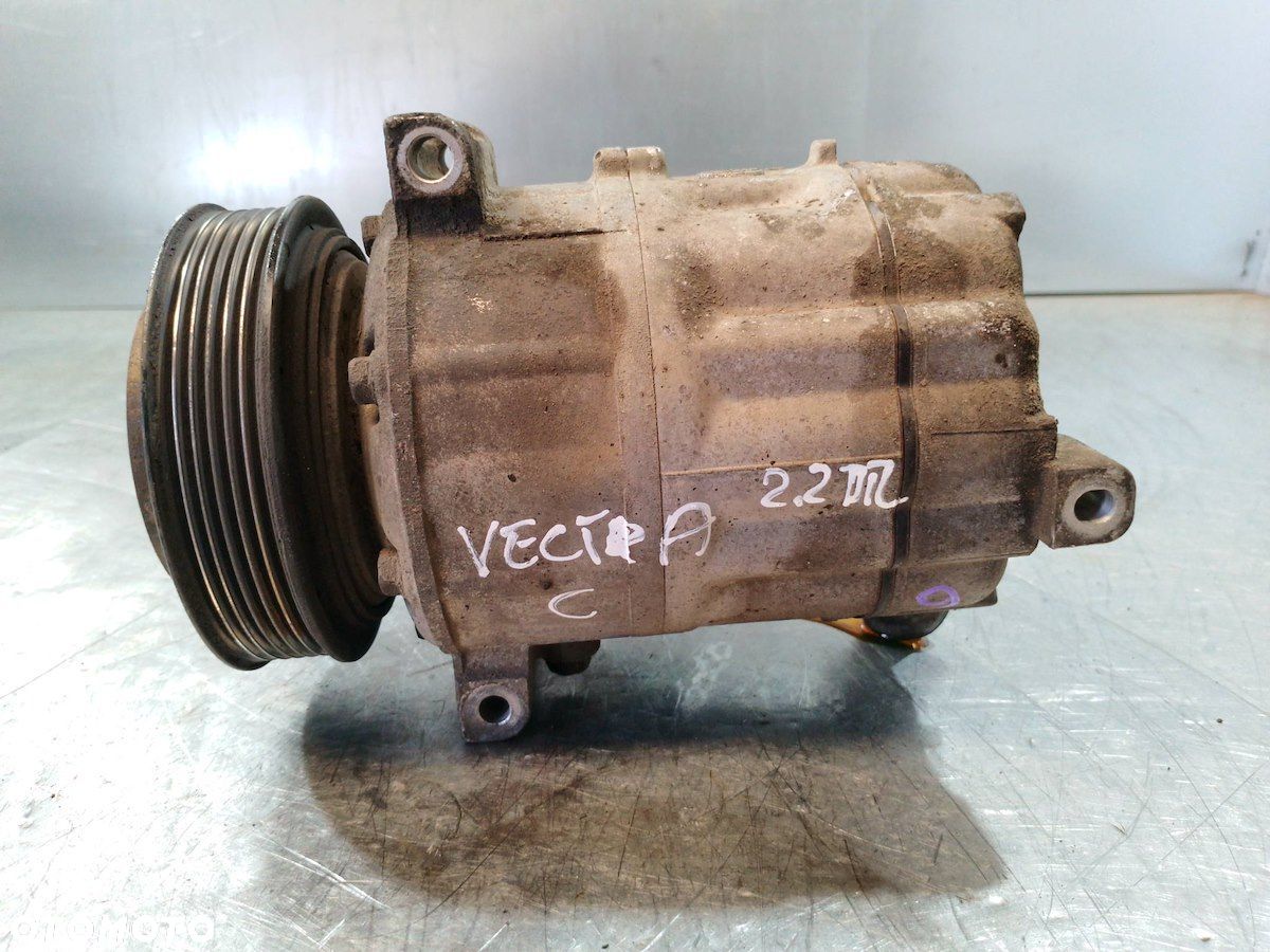 POMPA, SPRĘŻARKA KLIMATYZACJI OPEL VECTRA C 13140505  PXV16  R134A 2.2 DTL - 1