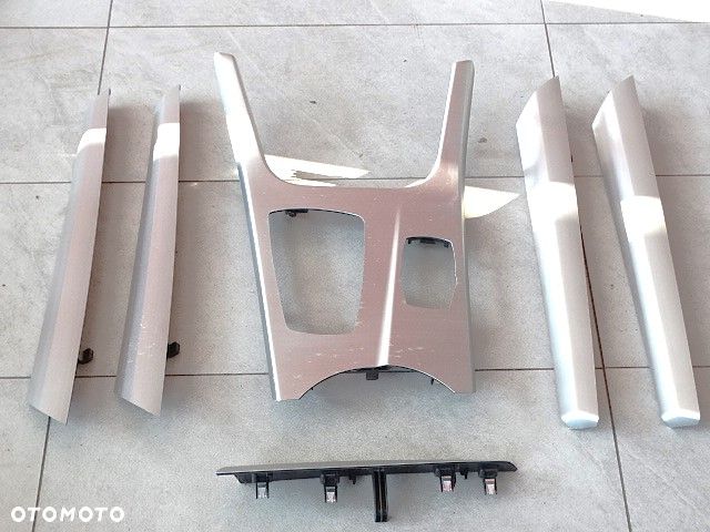 BMW X3 F25 Listwy Ozdobne Konsoli Drzwi Feinschliff  Aluminium Drobno Szczotkowane Euro Komplet - 4