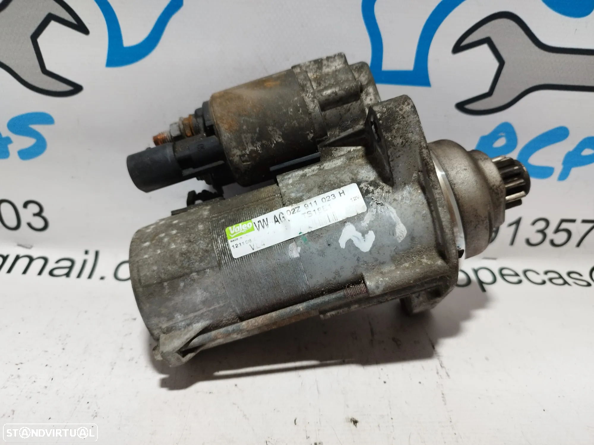 MOTOR ARRANQUE SEAT ALTEA 5P 02Z911023H 02Z911023 LEON IBIZA TOLEDO CORDOBA VOLKSWAGEN GOLF V 5 MK5 GOLF PLUS CADDY TOURAN SKODA OCTAVIA FABIA ROOMSTER AUDI A3 - 3