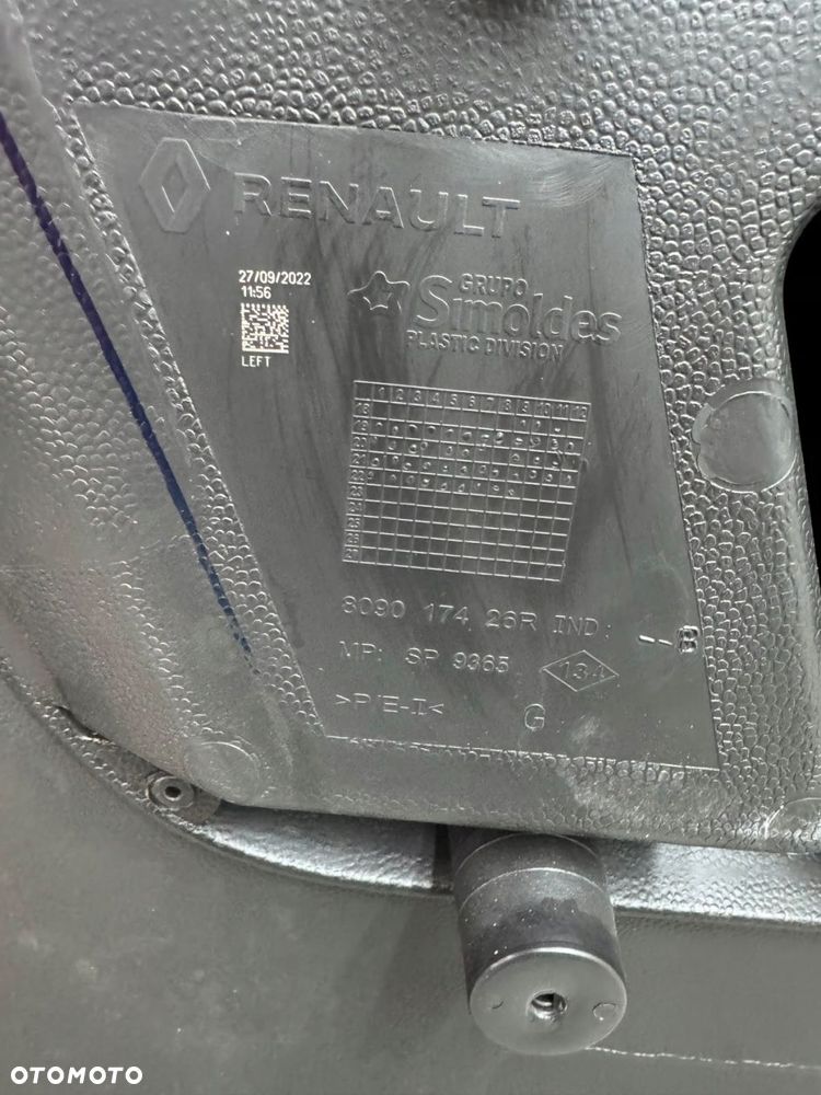 boczek drzwi lewy przód nissan nv400 master movano 809017426r - 5