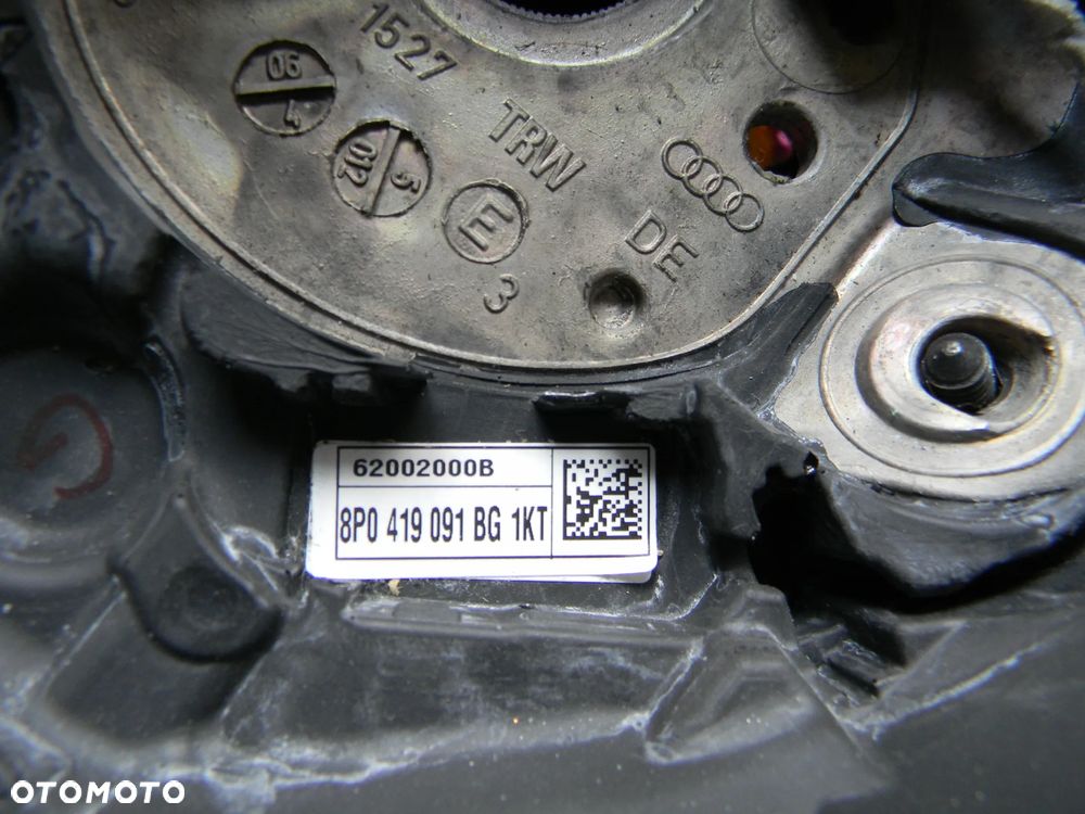 kierownica skórzana skóra AUDI A3 8P A4 B6 B7 A6 C6 multifunkcja airbag - 11