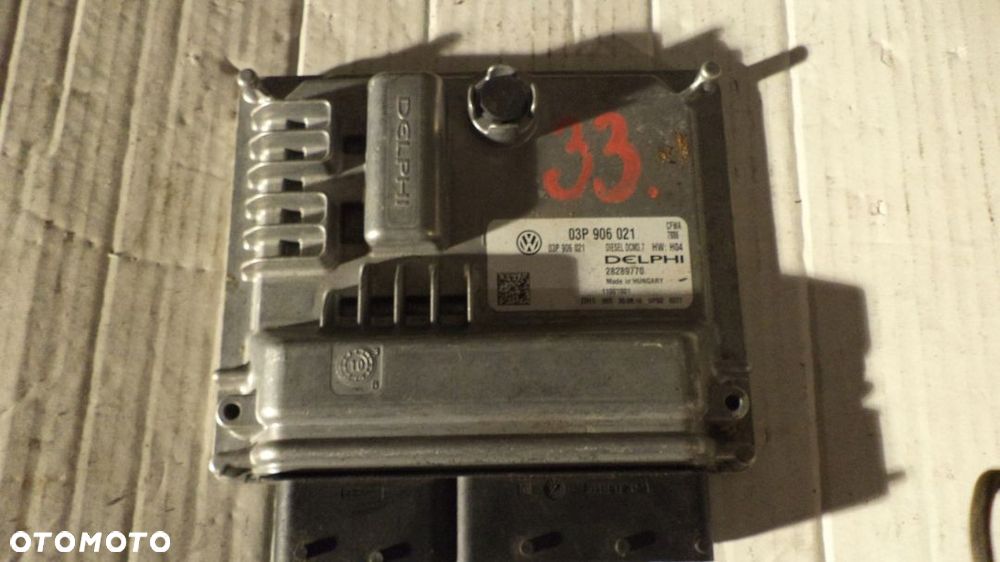 Komputer sterownik  AUDI VW SEAT SKODA 03P906021 - 1