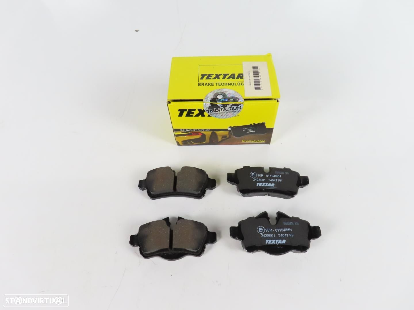 Calços travão Textar 2428901 Trás Novo MINI MINI CLUBMAN (R55)/MINI MINI (R56)/M... - 1