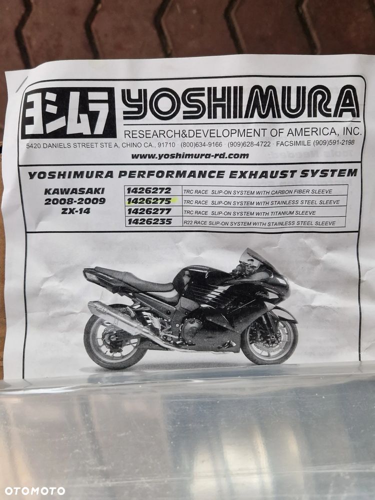 Tłumik końcowy Kawasaki ZX14 YOSHIMURA SZUMIRURA - 3