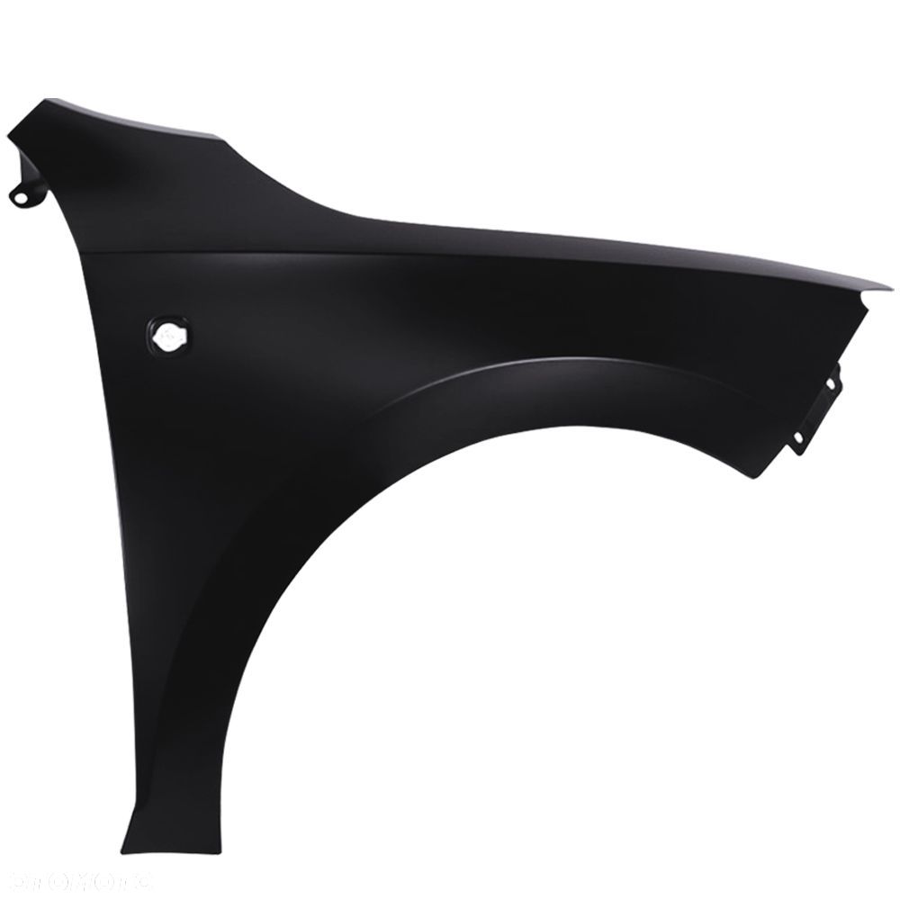 BLU Błotnik SEAT TOLEDO IV 4 LC9Z Prawy Czarny 2012-2019 przód BlackMagic z otworem na migacz - 2