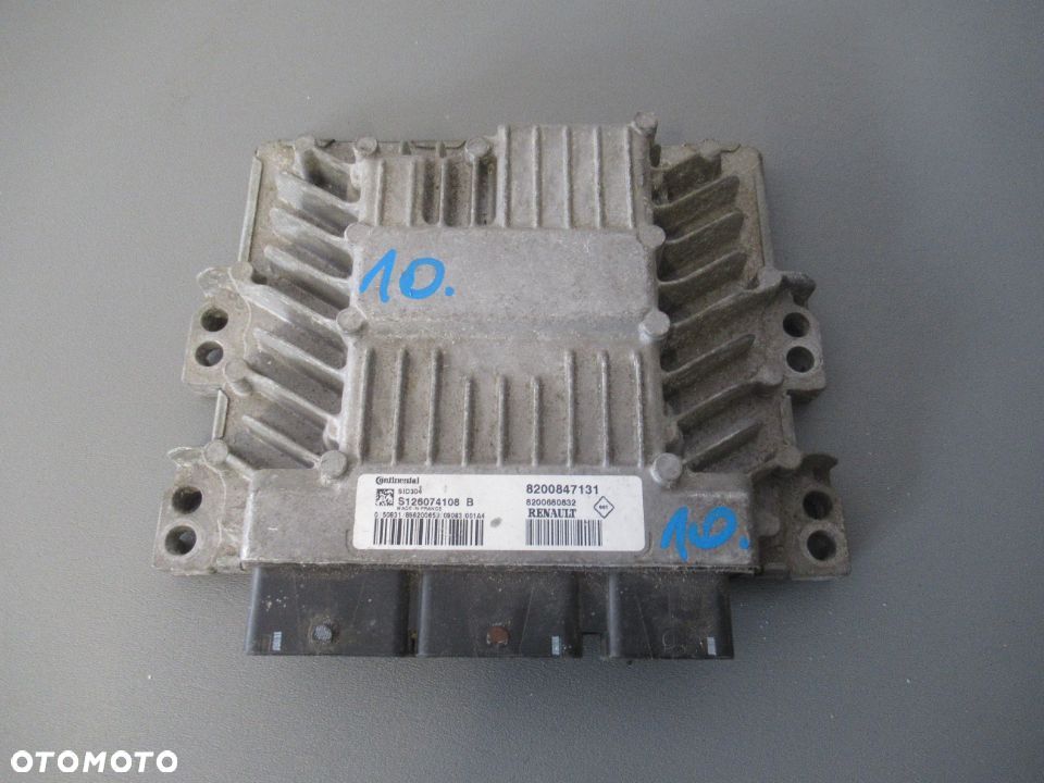 KOMPUTER STEROWNIK SILNIKA RENAULT SCENIC II MEGANE II MODUS 1.5 DCI 8200847131 - 1
