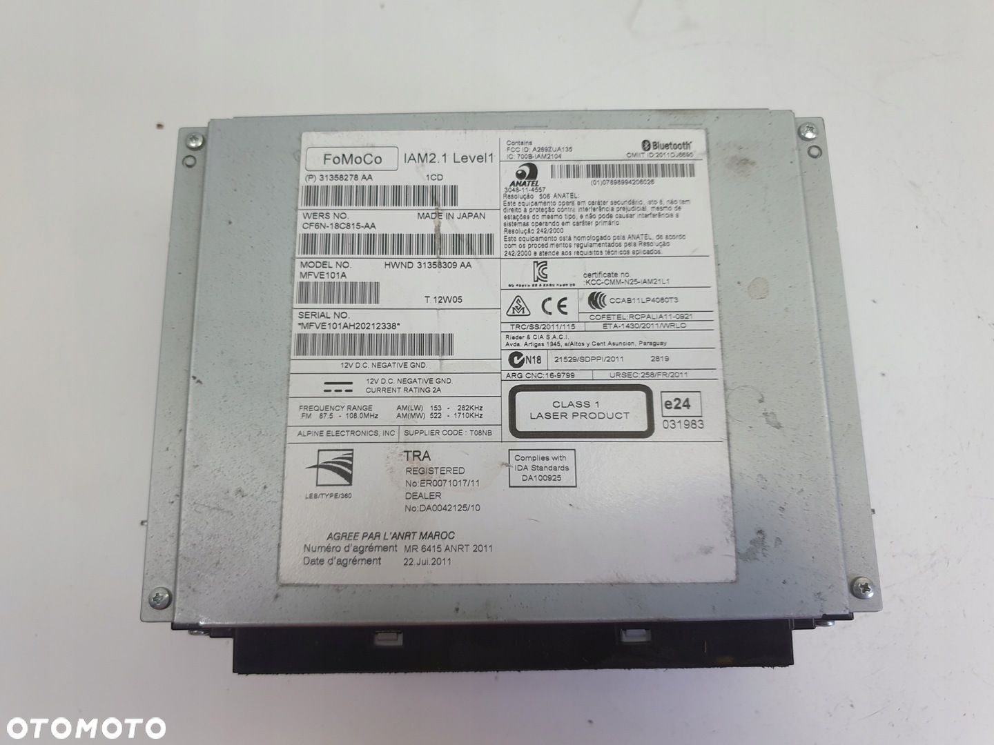 Volvo VOLVO V60 I S60 II XC60 I CZYTNIK NAWIGACJI Radio 31358278 31358278AA - 1