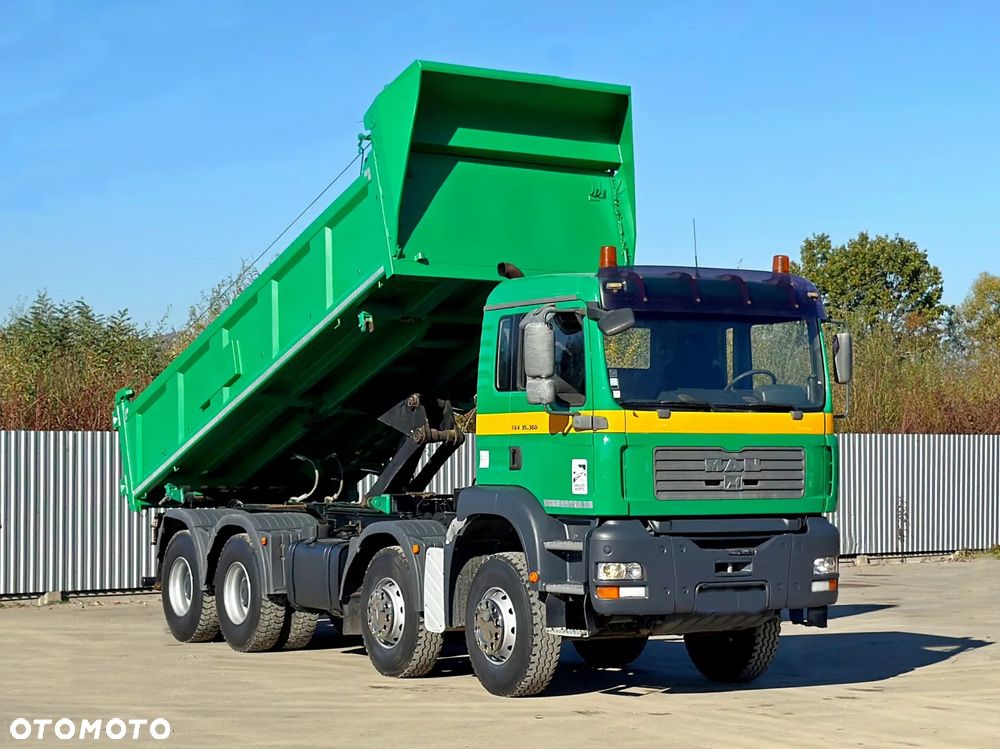 MAN TGA 35.3600 * WYWROTKA 6,10 m + BORDMATIC * 8x4 * STAN BDB - 2