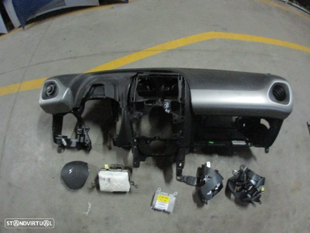 Kit Airbags TQ09A01001 TG11B01001 0589P1000286 308043299JN7 308043599JN7 891700H210  CITROEN C1 B4 2018 1.0I 68CV 5P CINZENTO PRETO CINZA - 1