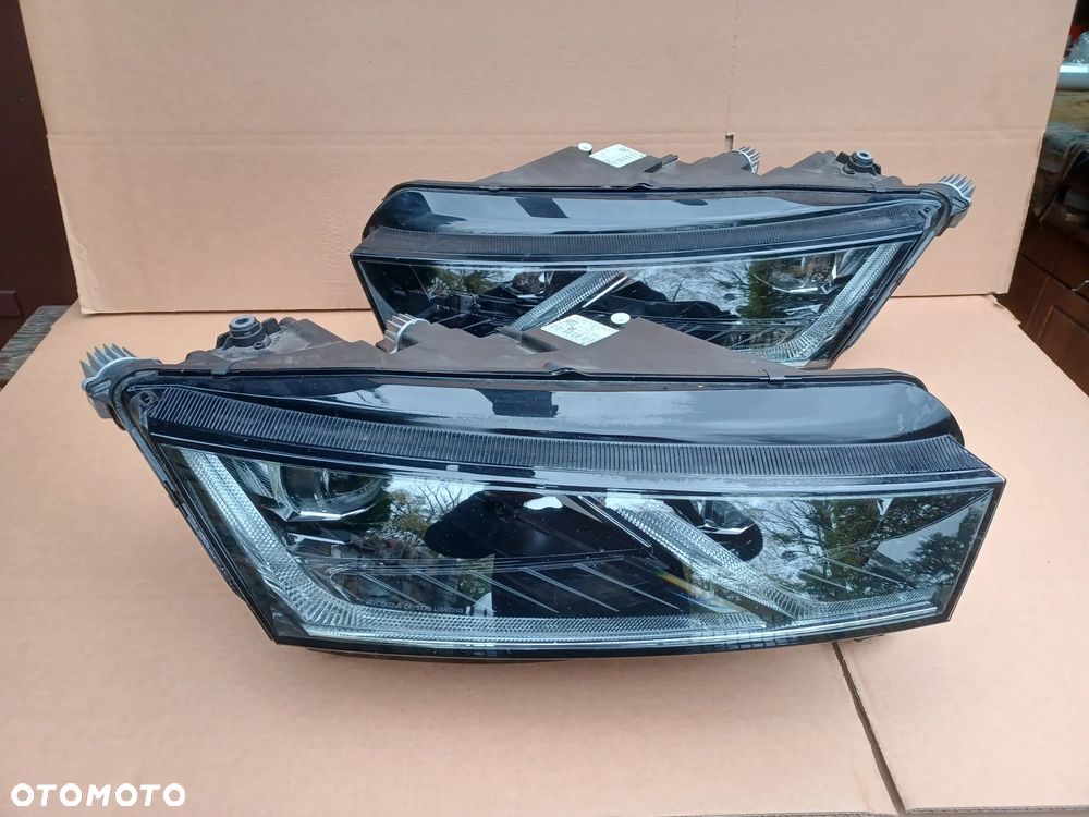 Full led przedni prawy lewy Skoda Octavia IV 4 lampa oryg 5E4 - 1