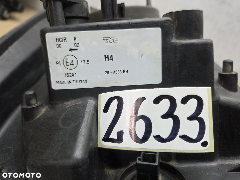 Nissan X-trail 01-05 20A633 lampa prawy prawa przód przednia - 9