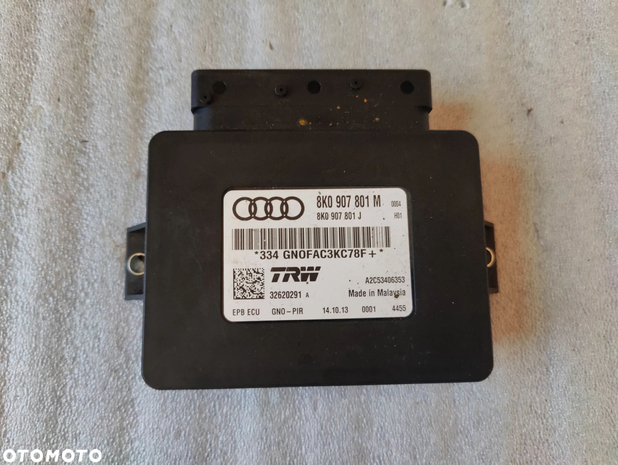 AUDI Q5 8R MODUŁ STEROWNIK HAMULCA RĘCZNEGO 8K0907801M - 1