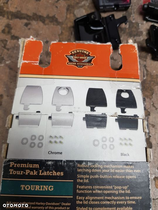 Zatrzaski kufra Premium Tour-Pak Harley Davidson Touring 53000253 - 5