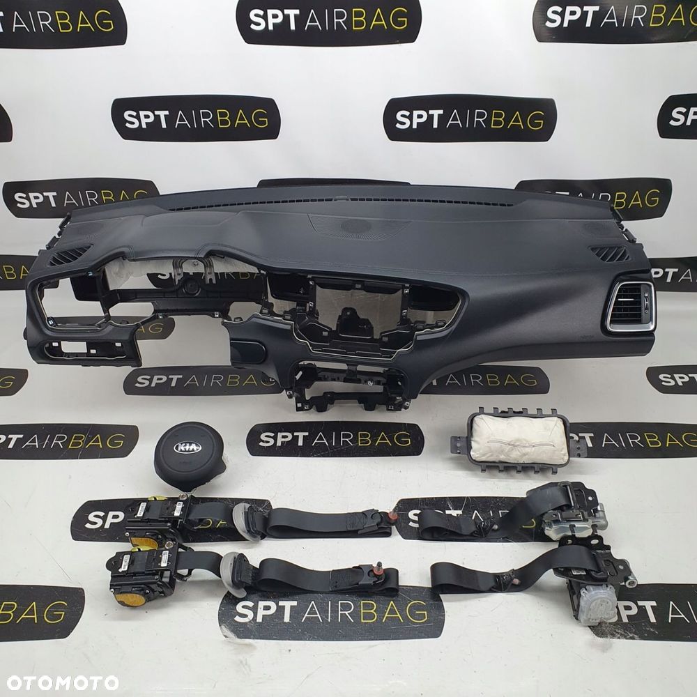 KIA XCEED DESKA ROZDZIELCZA KONSOLA KOKPIT PULPIT PODUSZKI AIRBAG AIR BAG PASY KIT SET - 1