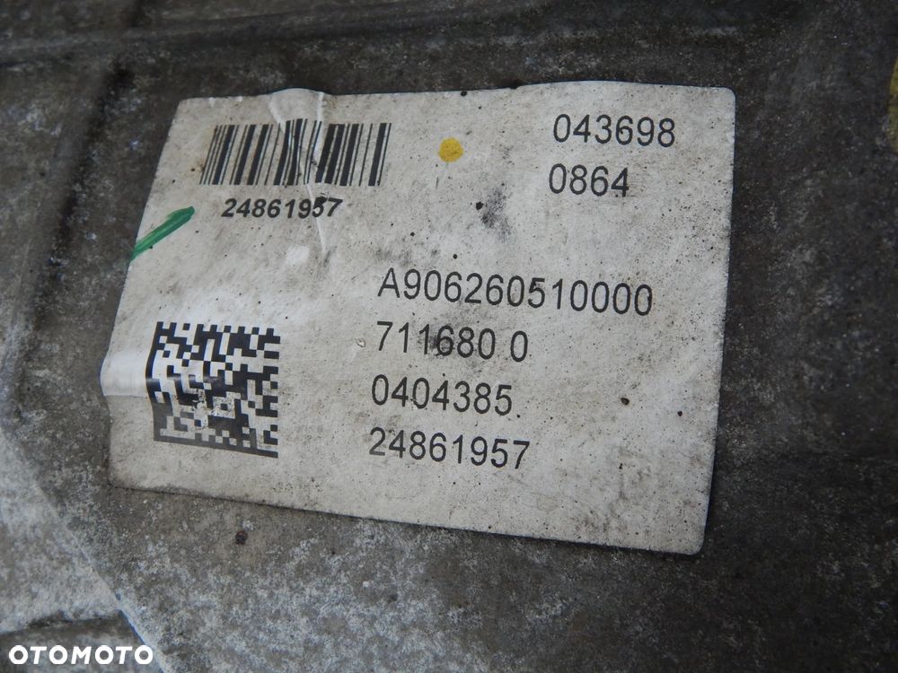 Skrzynia biegów 2.2 CDi Mercedes Sprinter 906 vito viano 639 06-17 Łuków części - 2