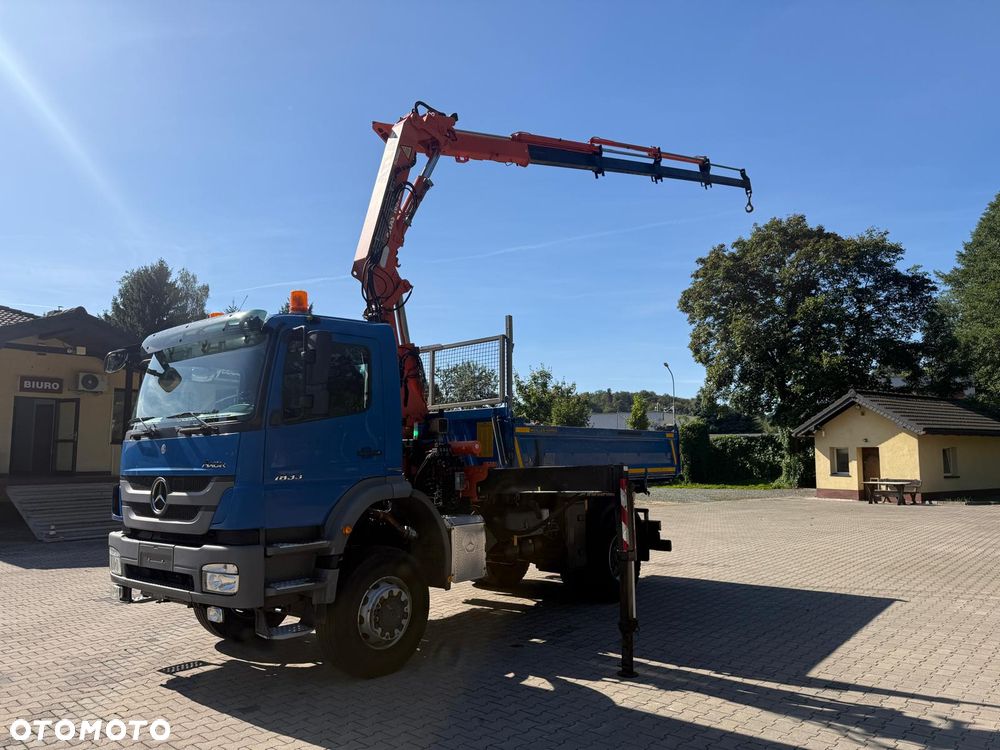 Mercedes-Benz 1833 AXOR AK wywrotka 4x4 3-str. z dużym HDS ALTAS 165.2 - 4