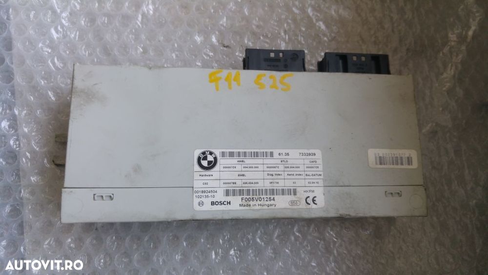 Modul calculator lumini 2.0 d bmw seria 5  f11 525  f005v01254 7333939 - 1