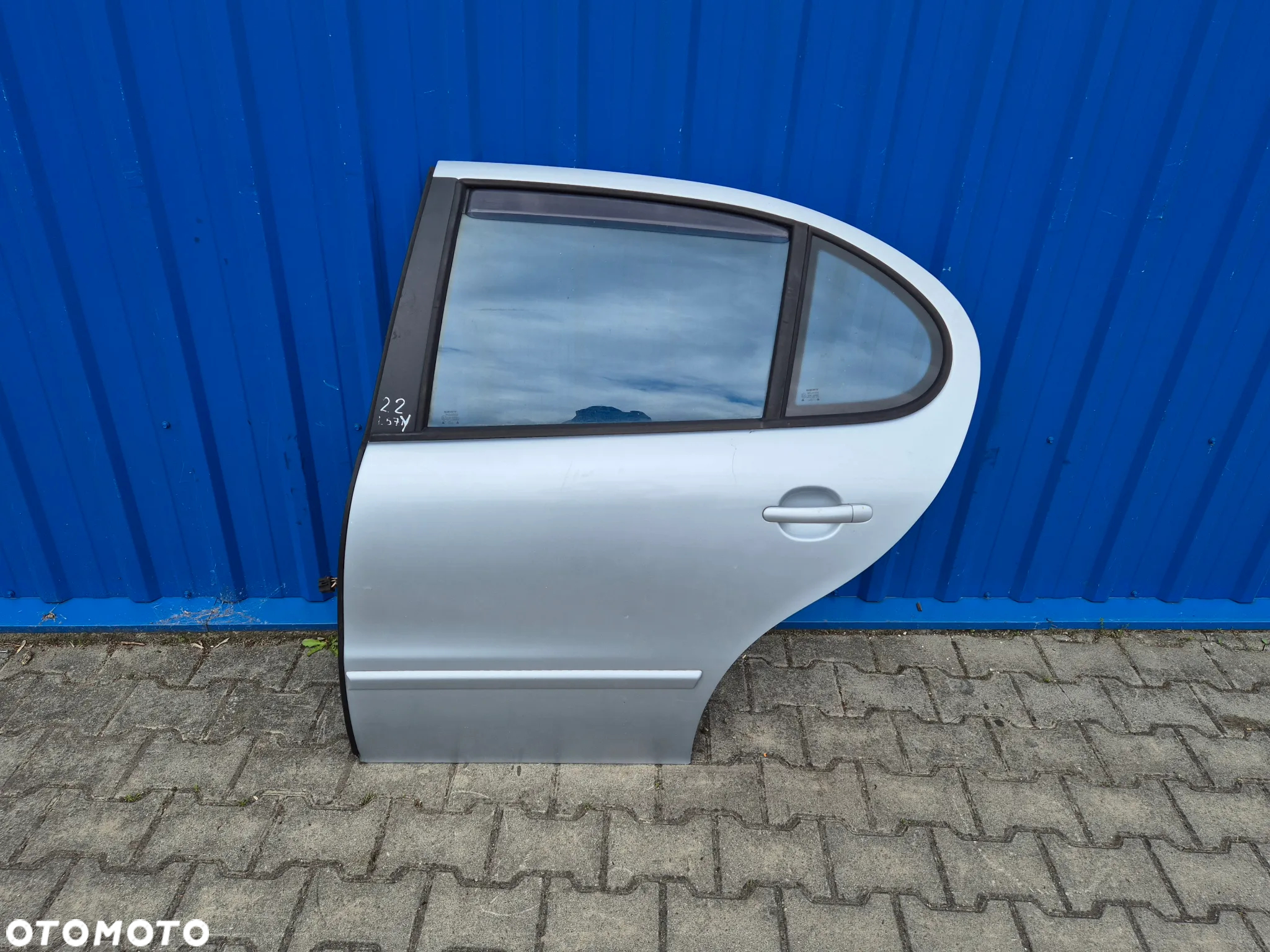 DRZWI TYŁ LEWY LEWE SEAT LEON I (1) | SEAT TOLEDO II (2) L57Y LS7Y SREBRNE - 2