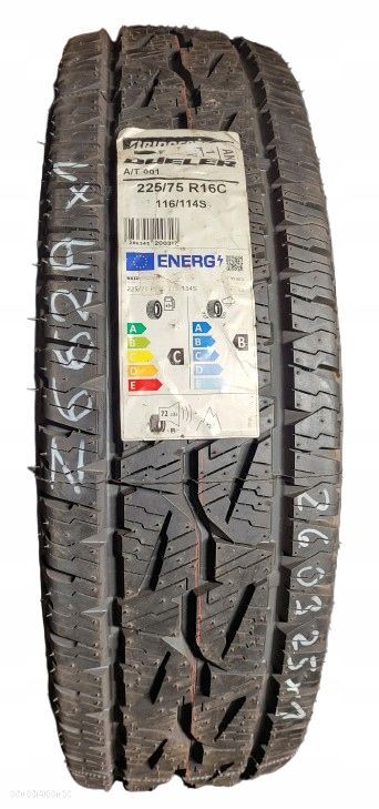 1x Bridgestone Dueler A/T 001 225/75R16C 116/114S Z662A - 1