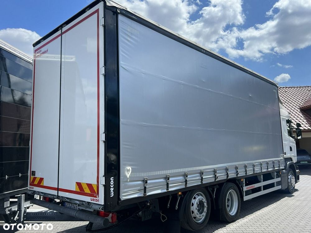 Scania R410 bez EGR Zabudowy Wecon 120m Dach Podnoszony  Zestaw Tandem - 14