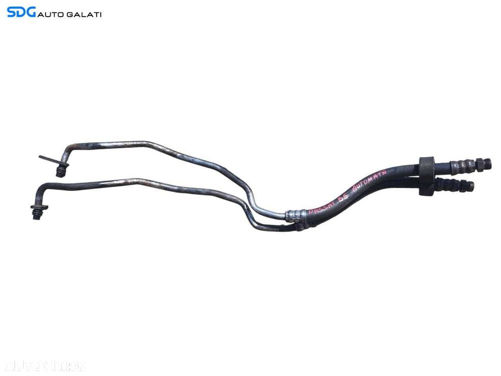 Conducta Conducte Teava Tevi Racire Ulei Lichid Transmisie Cutie Viteze Automata Volkswagen Passat B5 1.9 TDI 1997 - 2001 Cod 8D0317819P [N2347] - 5