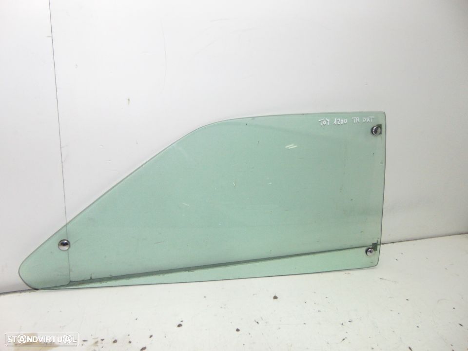 toyota corolla 1200 ke 20 vidro de tras lateral verde - 1