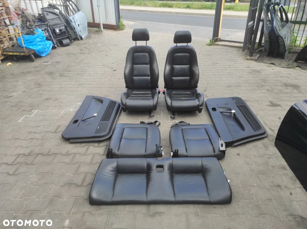 AUDI TT 8N FOTELE SKÓRZANE SKÓRA PODGRZEWANE GRZANE KANAPA TYLNA BOCZKI BOSE KOMPLET WYSYŁKA !!!! - 1