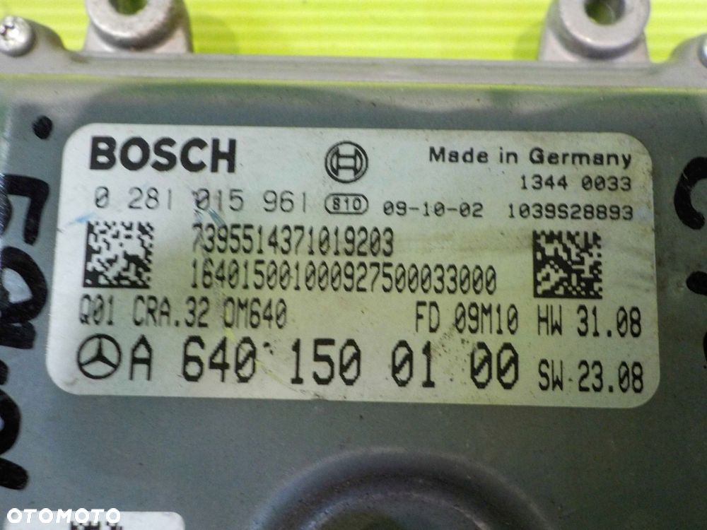 W169 LIFT 2.0 CDI 10r sterownik silnika 0281015961 - 15