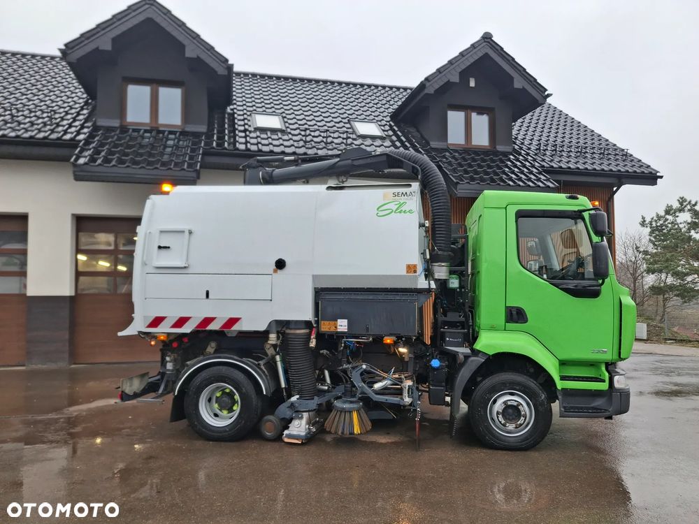 Renault Midlum 220 Zamiatarka Johnston Szczotki L/R Dodatkowy Silnik EUnited PM10 2014r Rura Do Liści - 7