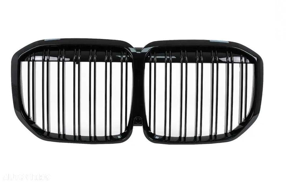 Grile Nari Duble M Design / Grila Centrala Dubla BMW X7 G07, 2019-2022 - 5