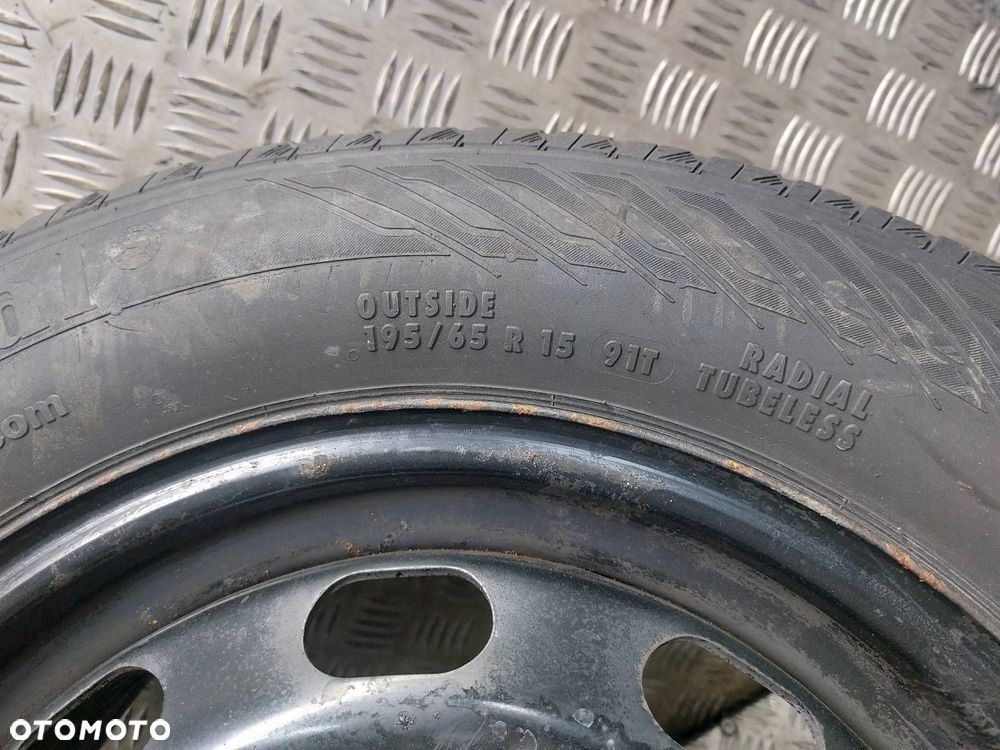 KOŁO ZAPASOWE ZAPAS 5x100 6Jx15 ET38 FI57,1  195/65R15 GOLF IV - 2