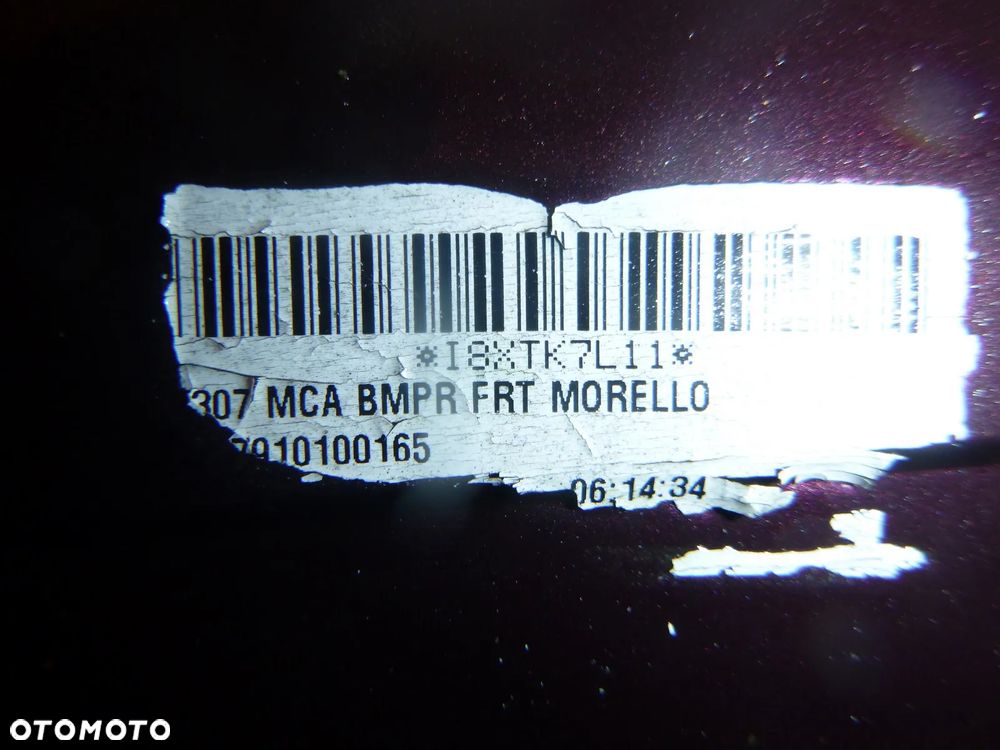 ford focus mk2 lift zderzak kolor bordowy morello przód przedni - 6