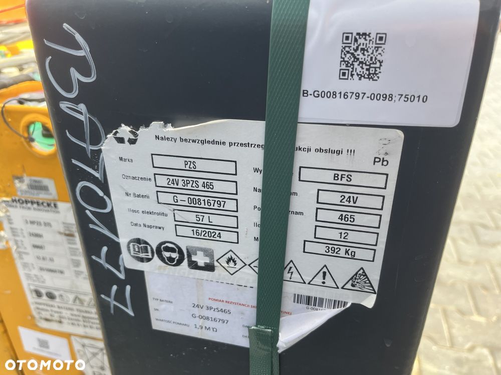 Bateria do wózka widłowego Linde Jungheinrich Still 24 V 465 Ah ID BAT0177 - 5