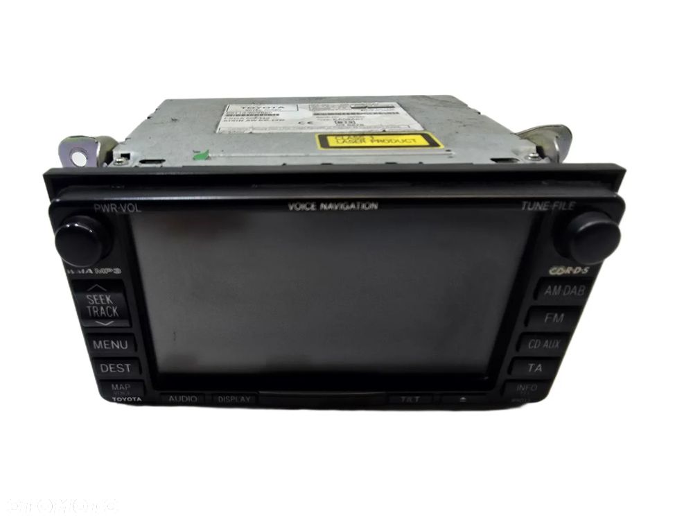 radio nawigacja navi toyota verso 09r B9013 86120-20A90