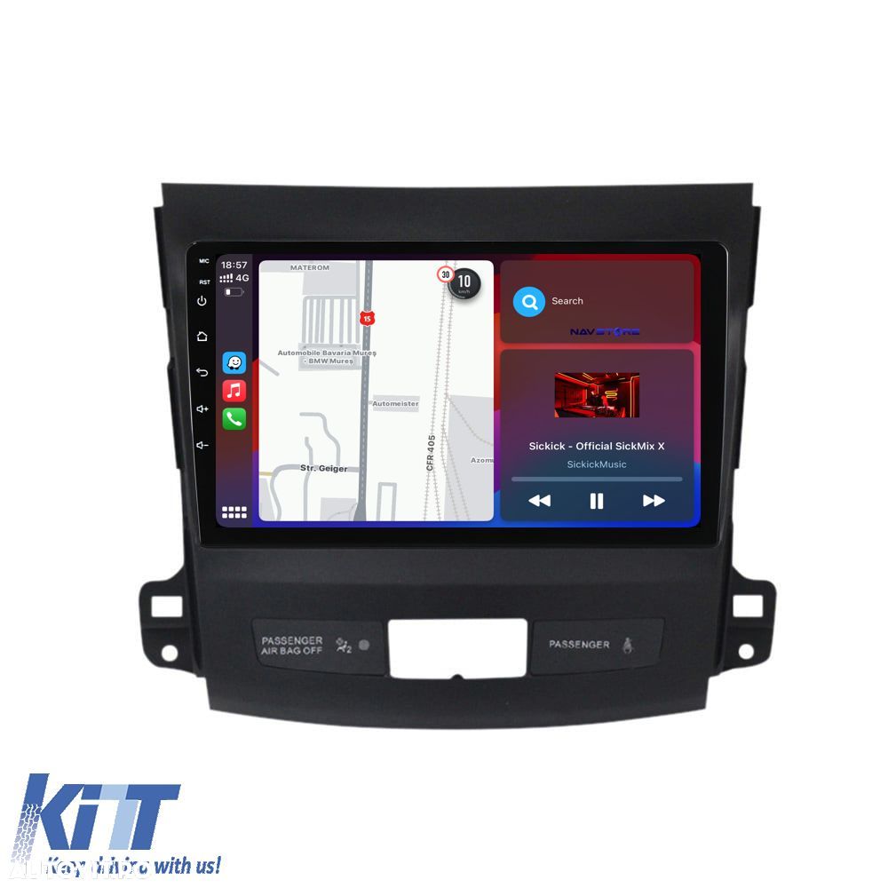 Navigatie Dedicata Mitsubishi Outlander (2005-2011), 9Inch, 8Gb Ram, 2 - 3