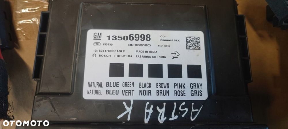 OPEL ASTRA V K ZESTAW STARTOWY IMMO START STOP KEYLESS 1.6 CDTI B16DTH - 5