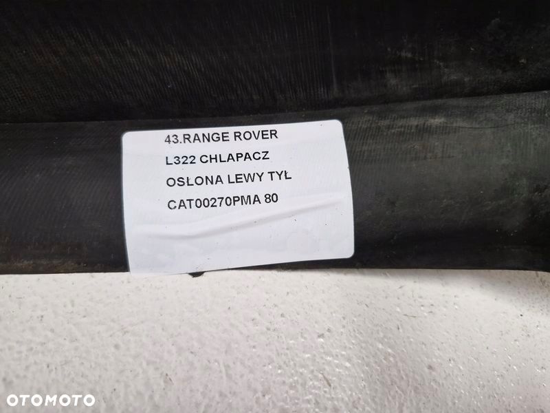 range rover l322 chlapacz osłona lewy tył lewa tylna cat00270pma - 6