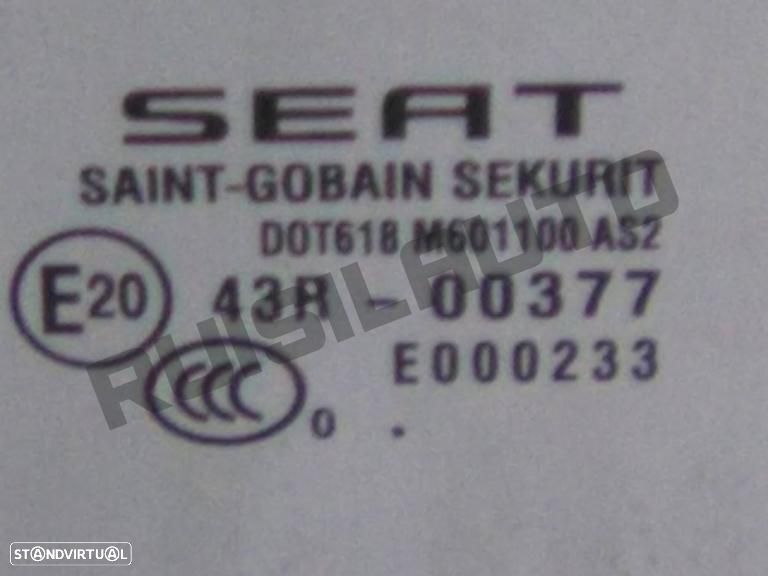 Vidro Porta Frente Esquerdo  Seat Exeo St (3r) [2008_2013] 2.0 - 2