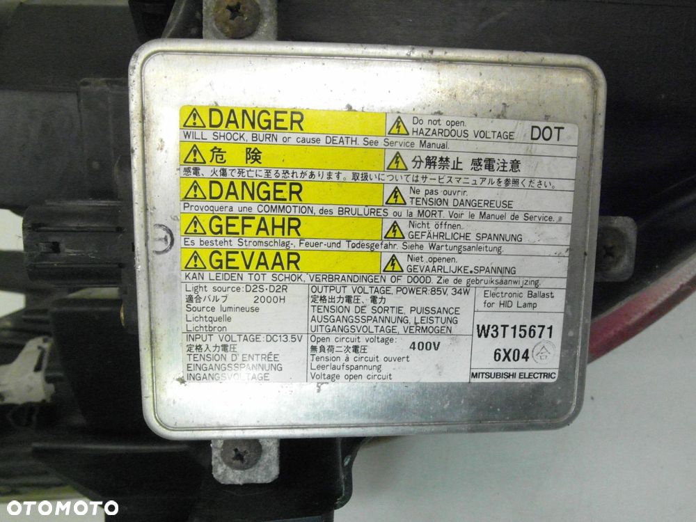 LAMPA LEWA PRZEDNIA MAZDA 5 CR19 XENON W3T15671 - 7