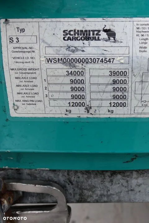 Schmitz Cargobull FIRANKA/ VARIOS /  OSIE SCHMITZ / OCYNK / DACH PODNOSZONY / - 26