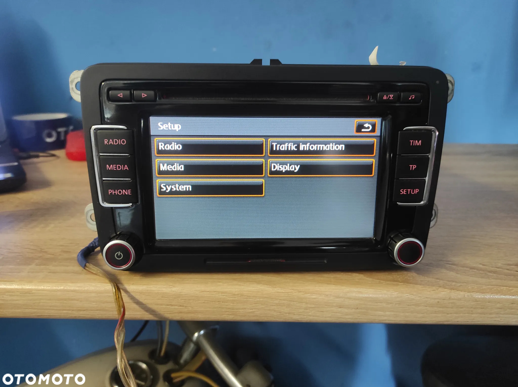 RADIO ODTWARZACZ TIM RCD 510 ROZKODOWANE VW PASSAT B6 B7 CC TIGUAN GOLF 5 6 TOURAN CADDY JETTA 3C8035195 WSYŁKA !!!! - 5
