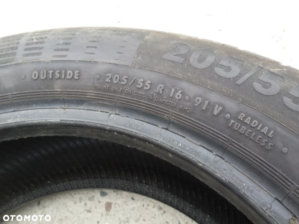 16” - CONTINANTAL - 205/55 r16 cali - LETNIE Opony Conti Premium Eco Contact 5 / 6 - stan BDB - GWARANCJA ! + Możliwy MONTAŻ !! - 11