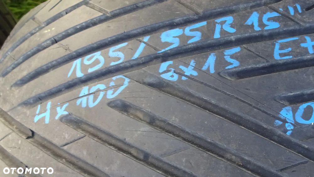 Koła letnie 16'' 4x100 OPEL ET49 195/55R16 alufelgi ET49 - 5