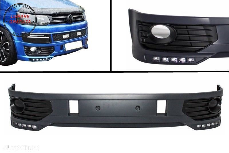 Prelungire Bara Fata VW Transporter Multivan Caravelle T5 T5.1 Facelift (2010-2015- livrare gratuita - 1