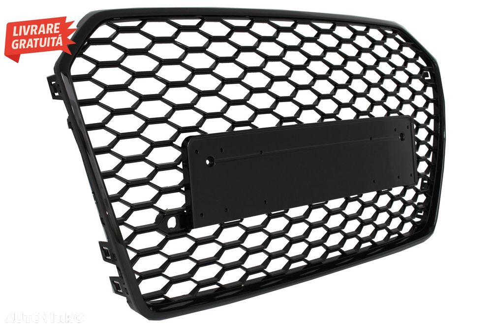 Grila Bara Fata Audi A6 4G RS6 Design Facelift (2015-2018)- livrare gratuita - 2
