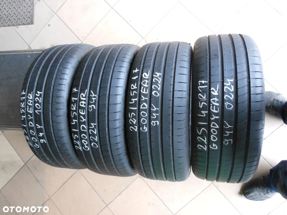 Opony 225/45r17 goodyear eagle f1 asymmetric 6,6mm lato komplet - 1