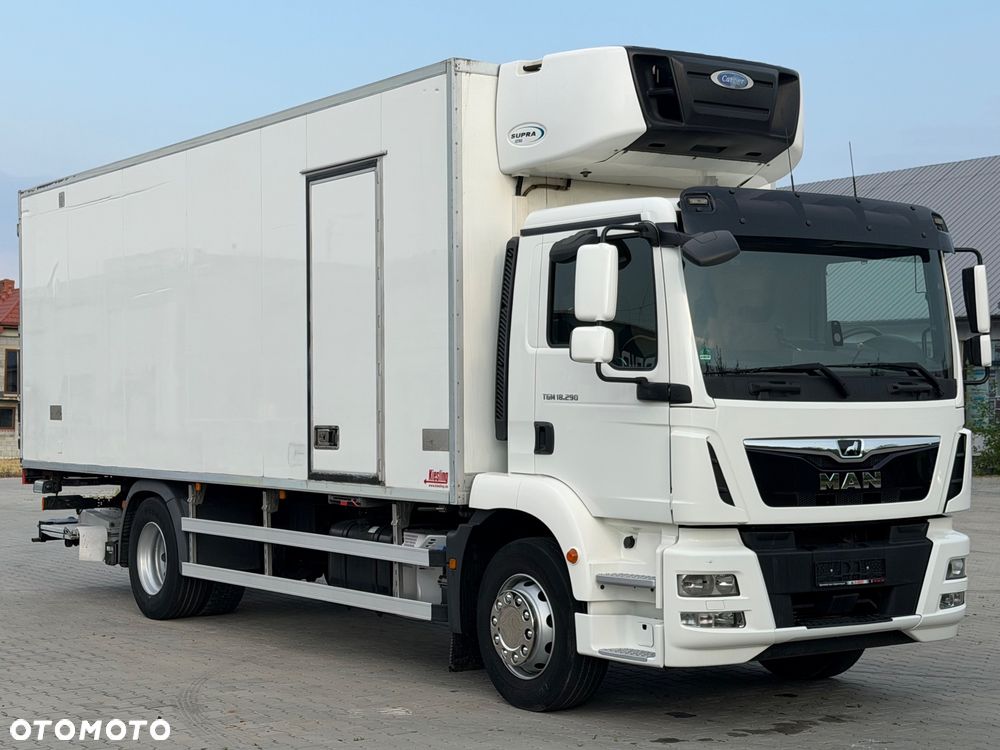 MAN TGM 18.290 / CHŁODNIA / WINDA / 18 PALET / AUTOMAT / NISKI PRZEBIEG / 8 370 KG ŁADOWNOŚCI / CARRIER / 2018 ROK - 2
