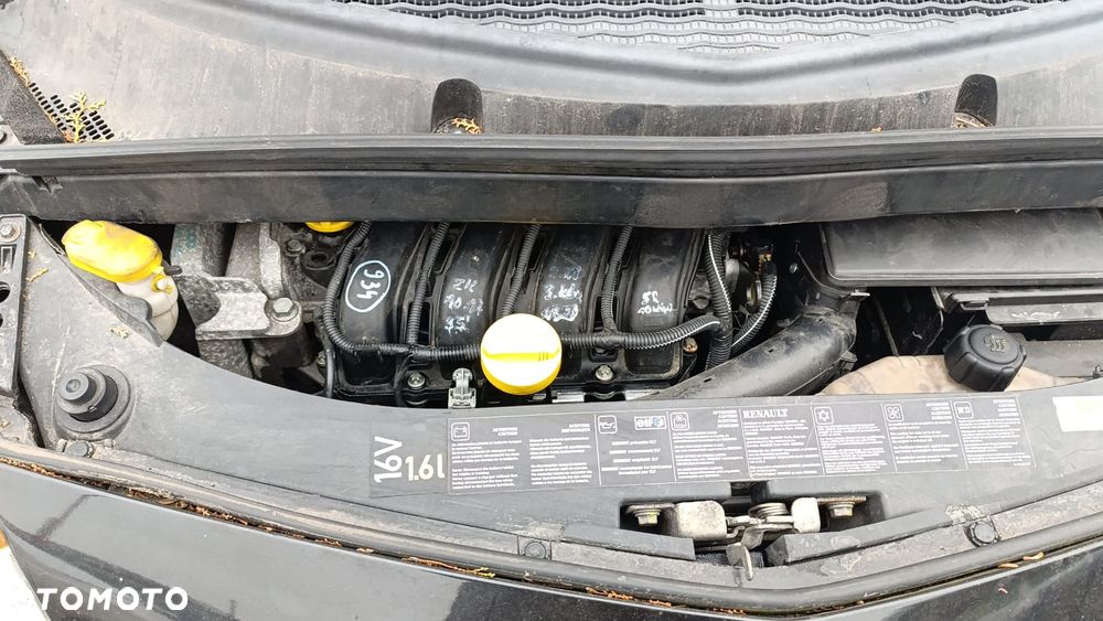 35579 renault modus 1.6 16V 88km K4M794 na części skrzynia JH3131 lakier NV676 - 2