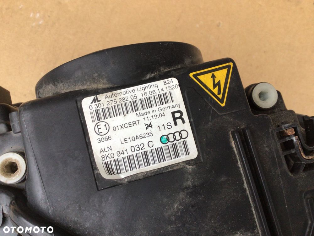 Lampa przednia prawa Audi A4 8K0 Lift Bi-xenon skrętny - 7