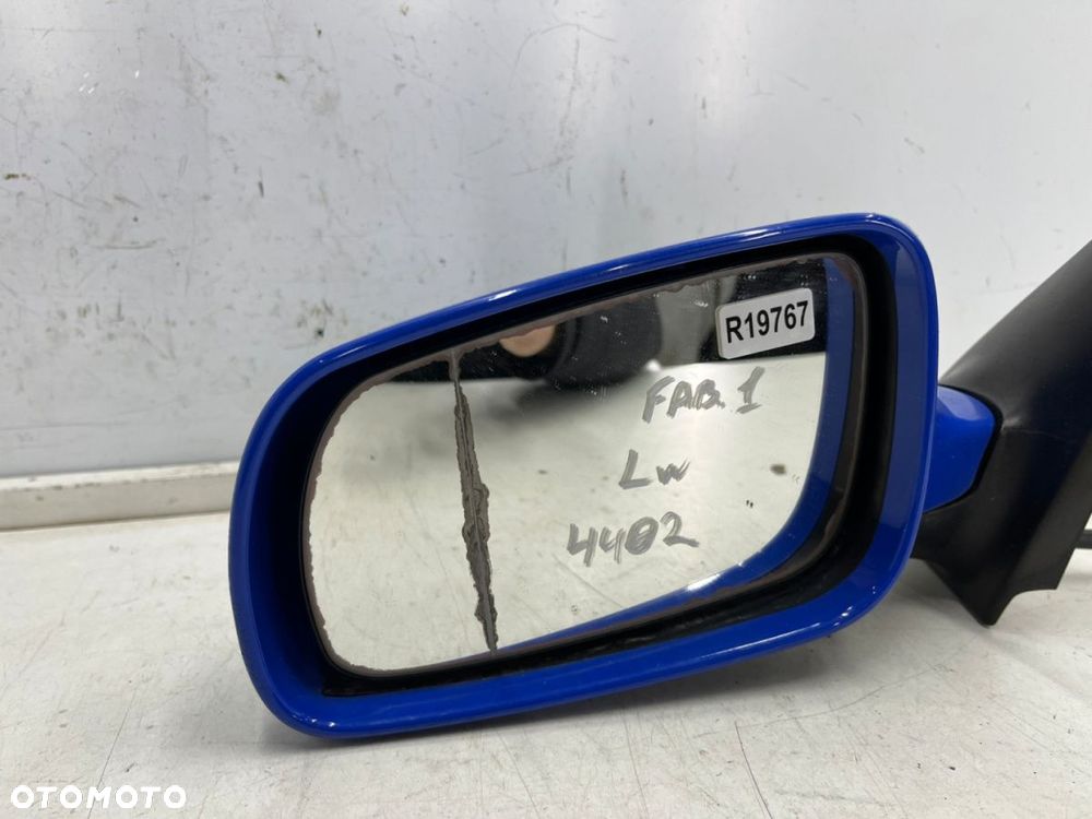 Lusterko Skoda Fabia I 6y 99-08r. LEWE kolor 4402 niebieskie MANUALNE zewnętrzne EUROPA - 3